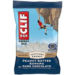 Clif Bar Peanut Butter Banana With Dark Chocolate Flavor Energy Bar - 2.4 Oz