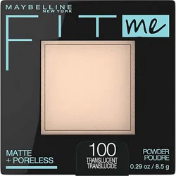 Maybelline Fit Me Matte + Poreless Pressed Face Powder Makeup Translucent - 0.29 Oz