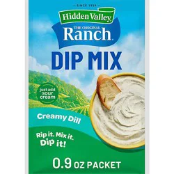 Hidden Valley Gluten Free Creamy Dill Ranch Dips Mix - 1 Count