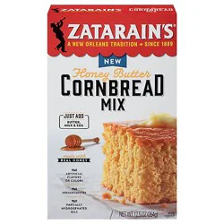 Zatarains New Orleans Style Cornbread Mix Honey Butter - 12.5 Oz