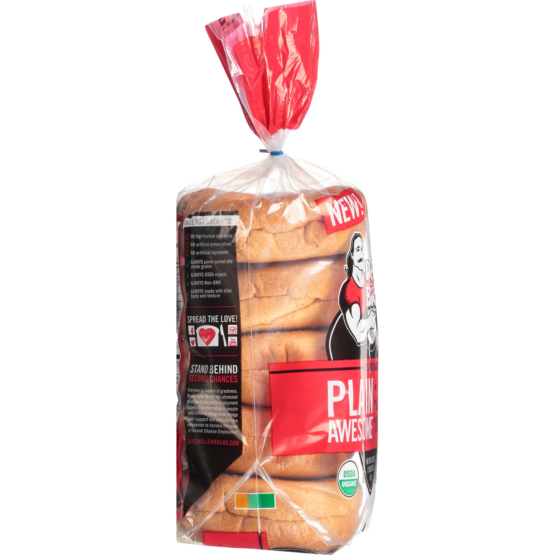 slide 6 of 8, Dave's Killer Bread® Cinnamon Raisin Remix® Organic Bagels 16.75 oz. Bag, 16.75 oz