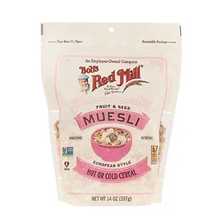 Bob's Red Mill Fruit & Seed Hot Or Cold Muesli Cereal - 14 Oz