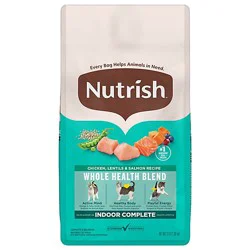 Nutrish Indoor Complete Chicken Lentils & Salmon Recipe Dry Cat Food - 3 Lb