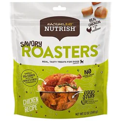 Rachael Ray Nutrish Dog Treats Roasters Savory Chicken Pouch - 12 Oz