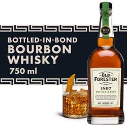 Old Forester Whiskey Row Series 1897 Kentucky Straight Bourbon Whisky 100 Proof In Bottle - 750 Ml