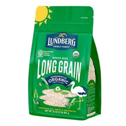 Lundberg Family Farms Regenerative Organic Certified White Long Grain Rice - 32 Oz