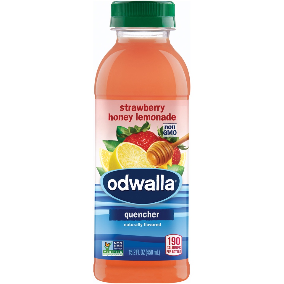 slide 2 of 2, Odwalla Strawberry Honey Lemonade, 15.19 fl oz