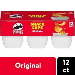 Pringles Potato Crisps Chips Original Lunch Snacks 12 Count - 8 Oz