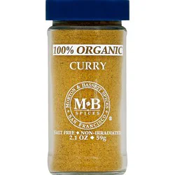 Morton & Bassett Organic Curry - 2.1 Oz