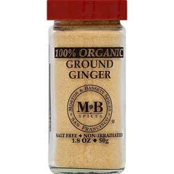 Morton & Bassett Organic Ginger Ground - 1.8 Oz