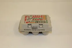 Uncle Eddies Cf Large White Eggs - 6 Count