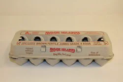 Rock Island Fertile Jumbo Eggs - 12 Count