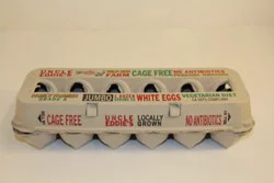 Uncle Eddies Jumbo White Eggs - 12 Count