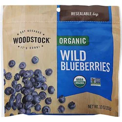 Woodstock Organic Blueberries Wild - 10 Oz