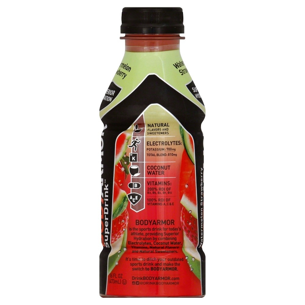 slide 4 of 5, BODYARMOR Watermelon Strawberry Super Drink 16 oz, 16 fl oz