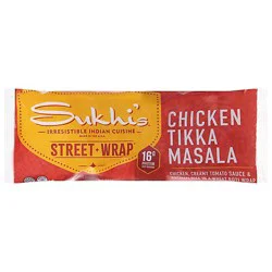 Sukhi's Indian Chicken Tikka Masala Roti Street Wrap Sandwich - 5.5 Oz
