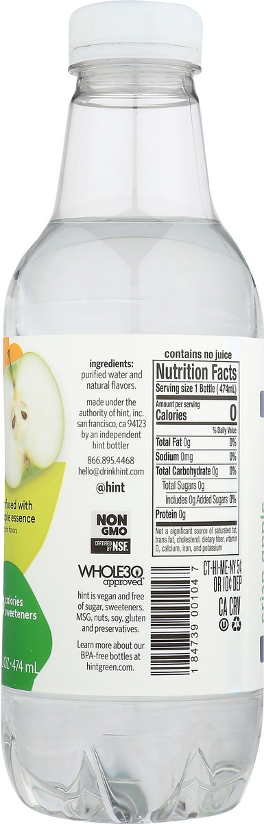 slide 4 of 11, Hint Water Infused With Crisp Apple - 16 Fl. Oz., 16 fl oz