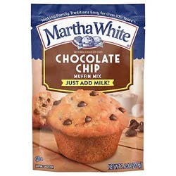 Martha White Muffin Mix Chocolate Chip - 7.4 Oz