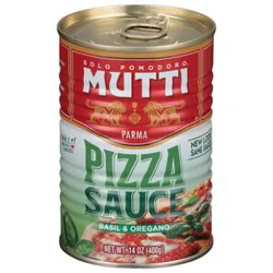 Mutti Pizza Sauce Salsa Per Pizza With Basil & Oregano - 14 Oz