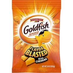 Goldfish Flavor Blasted Xtra Cheddar Crackers - 2.45 Oz