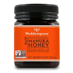 Wedderspoon Honey Raw Manuka Kfactor 16 - 8.8 Oz