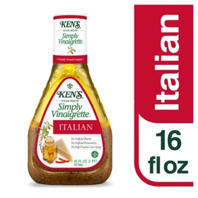 slide 1 of 1, Kens Steak House Dressing Simply Vinaigrette Italian - 16 Fl. Oz., 16 fl oz