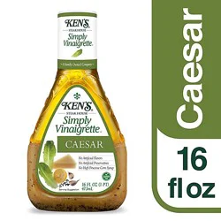 Kens Steak House Dressing Simply Vinaigrette Caesar - 16 Fl. Oz.
