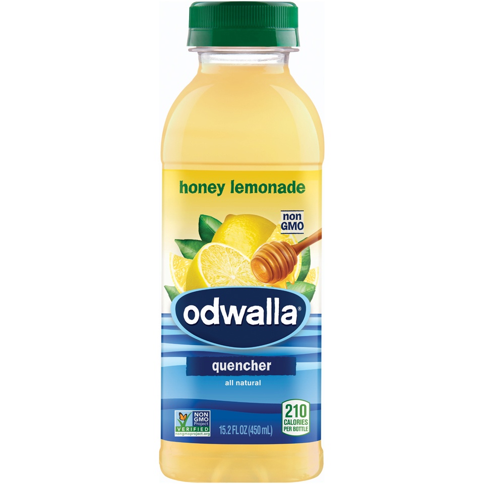slide 2 of 2, Odwalla Quencher Honey Lemonade Fruit Juice Drink, 15.2 oz