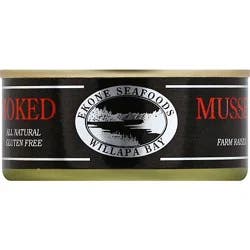 Ekone Oyster Company Mussels Smoked - 2.75 Oz