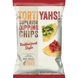 Golden Flake Tortiyahs Chips Dipping Sea Salt Stone Group Corn - 12.5 Oz
