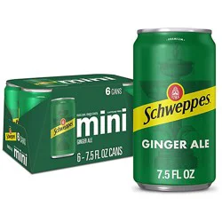 Schweppes Ginger Ale Soda - 6-7.5 Fl. Oz.