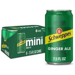 Schweppes Ginger Ale Soda - 6-7.5 Fl. Oz.
