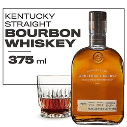 Woodford Reserve Kentucky Straight Bourbon Whiskey 90.4 Proof In Bottle - 375 Ml