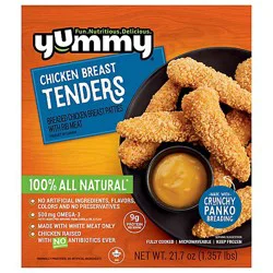 Yummy Chicken Breast Tenders All Natural - 21.7 Oz