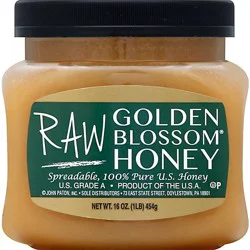Golden Blossom Raw Honey - 16 Oz