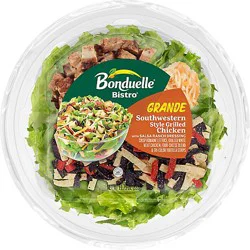 Bonduelle Bistro Grande Grilled Chicken Southwestern Style Salad Bowl With Salsa Ranch - 11.75 Oz