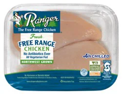 Ranger Air Chilled Boneless Skinless Chicken Breast - 1.5 Lb