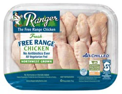 Ranger Air Chilled Chicken Party Wings - 1.00 Lb