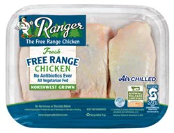 Ranger Chicken Thighs Bone In Air Chilled - 1.50 Lb