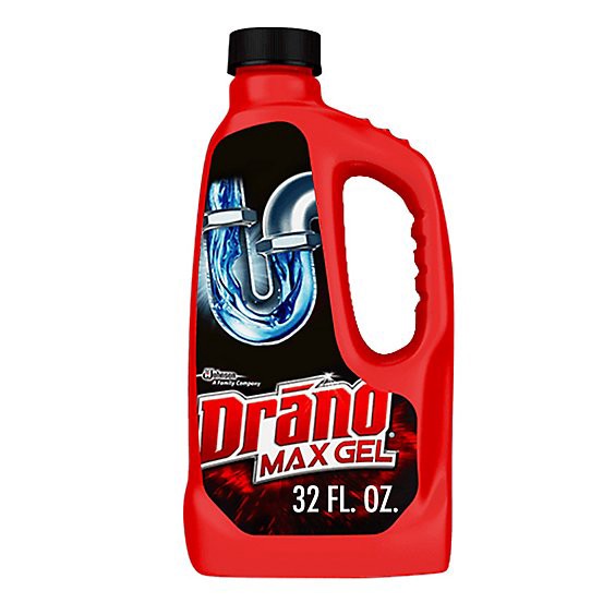 slide 1 of 1, Drano Max Gel Clog Remover - 32 Fl. Oz., 32 fl oz