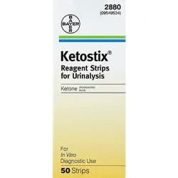 Ames Ketostix Reagent Strips - 50 Count