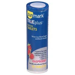 Sun Mark True Plus Raspberry Glucose Tabs 10 Ct - 10 Count