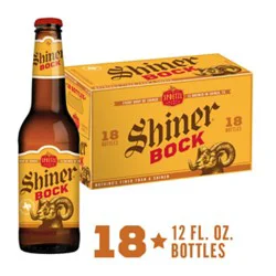 Shiner Bock In Bottles - 18-12 Fl. Oz.