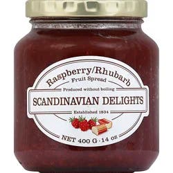 Scandinavian Delight Raspberry Rhubarb - 14 Oz