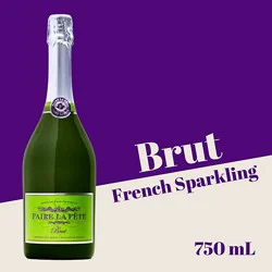 Faire La Fete Sparkling Brut Wine - 750 Ml