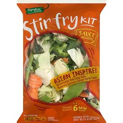 Signature Select/farms Stir Fry Kit Asian Inspired - 14 Oz