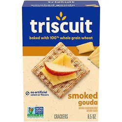 Triscuit Smoked Gouda Whole Grain Wheat Crackers - 8.5 Oz