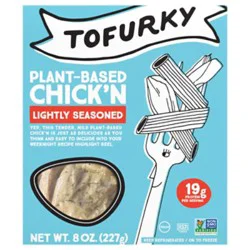 Tofurky Lightly Seasoned Chick N - 8 Oz