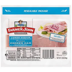 Farmer John Ham Low Sodium - 12 Oz