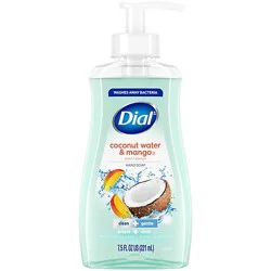 Dial Coconut Water & Mango Liquid Hand Soap 7.5 Fl Oz